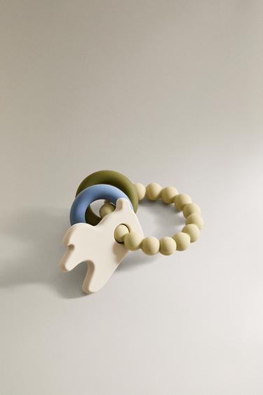 BABY TEETHER WITH SHAPES - Green by Zara - Image 1