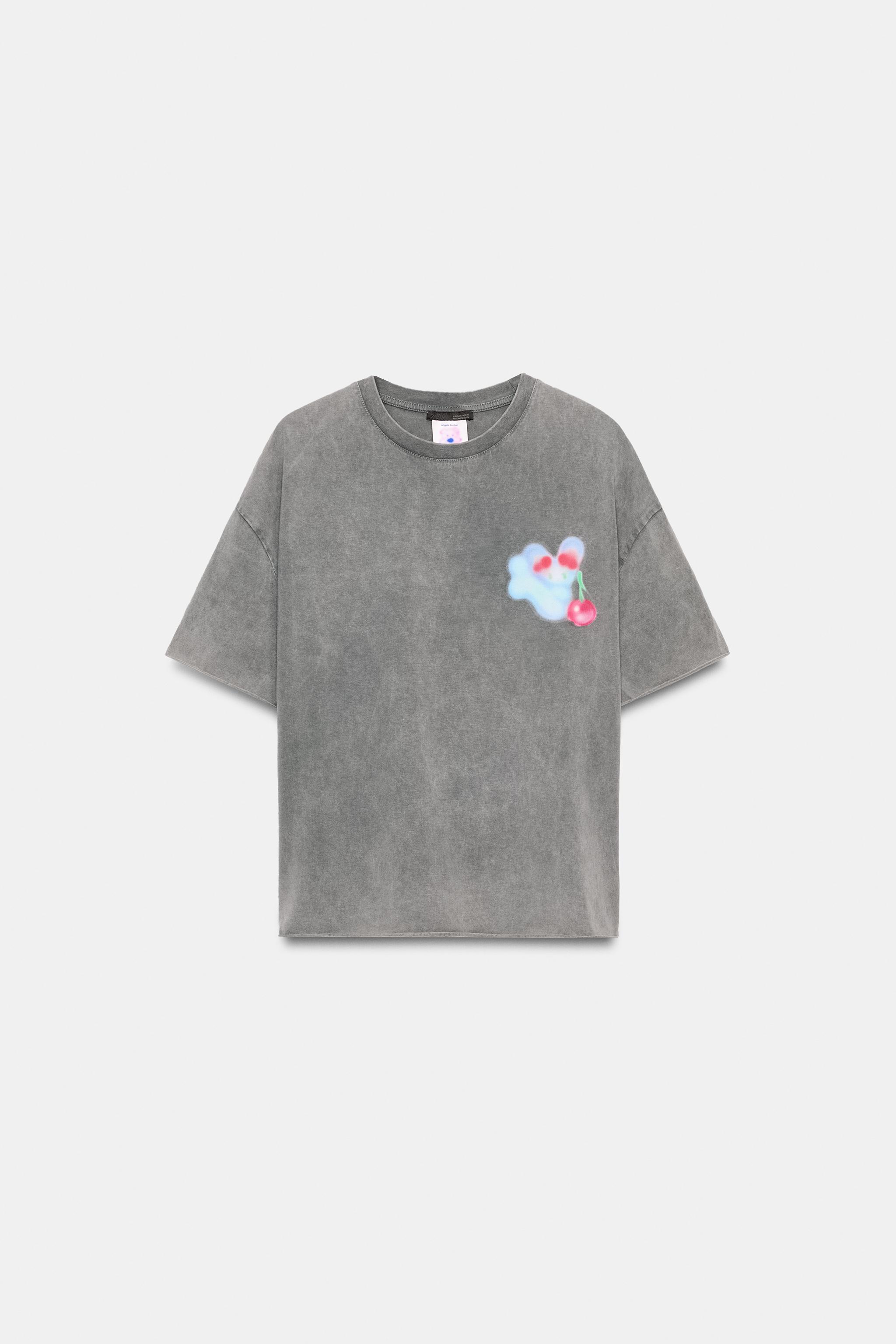 ÁNGELA BACHER WASHED EFFECT T-SHIRT