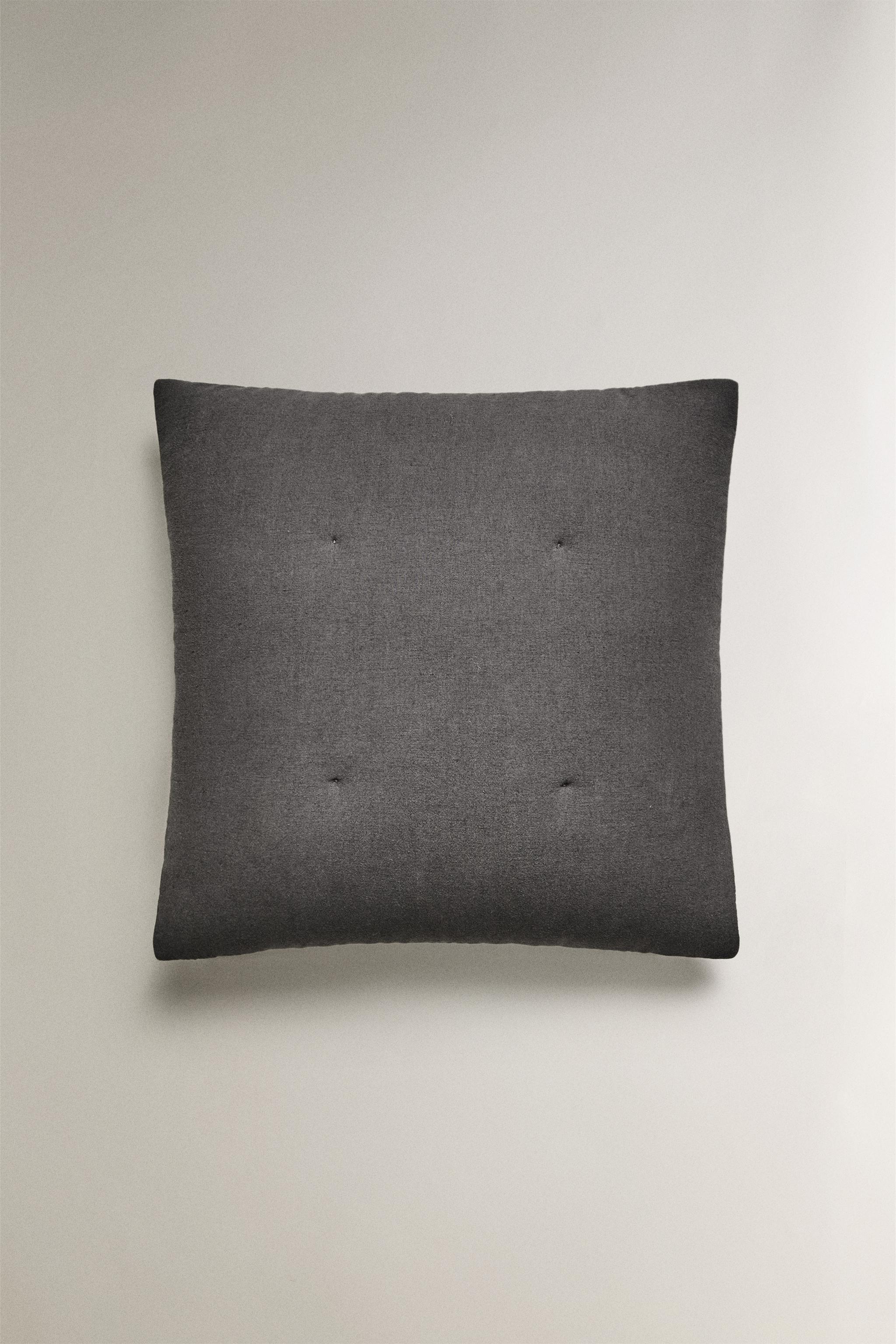 LINEN AND COTTON PILLOW SHAM FOR QUILT