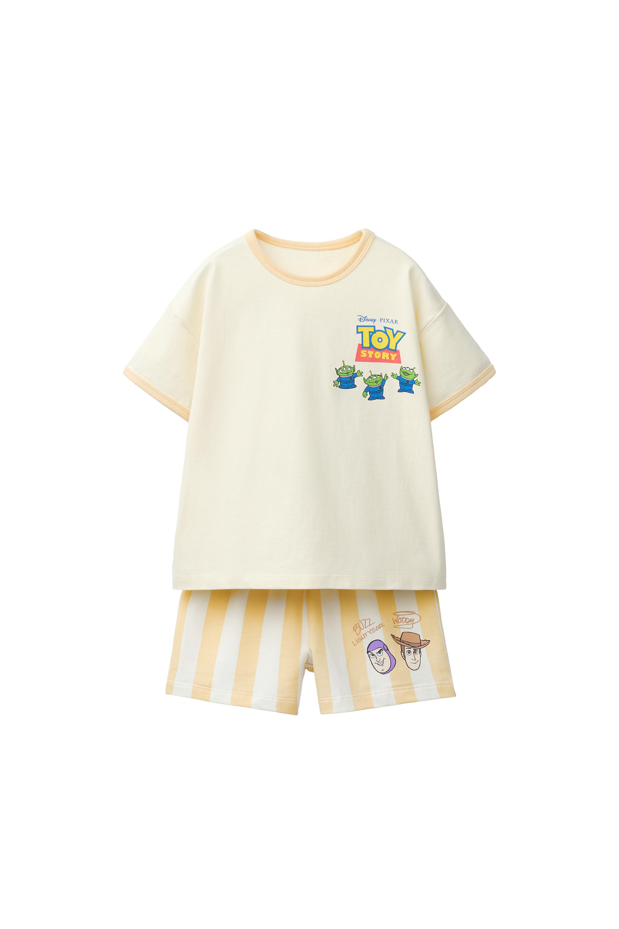 1 1/2-6 AÑOS/ PIJAMA RAYAS TOY STORY © DISNEY PIXAR - Amarillo