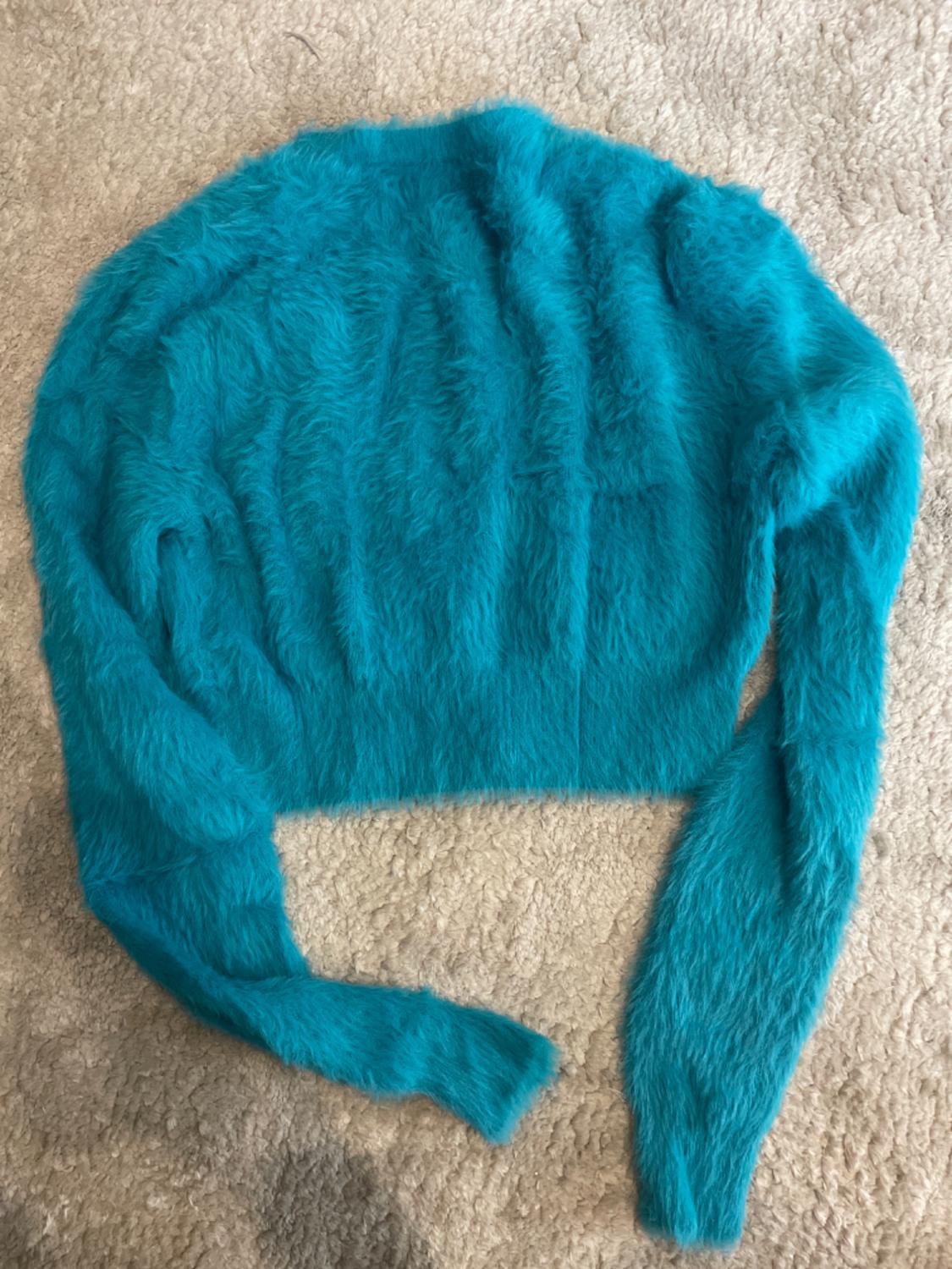 FUZZY KNIT CARDIGAN - Image 2