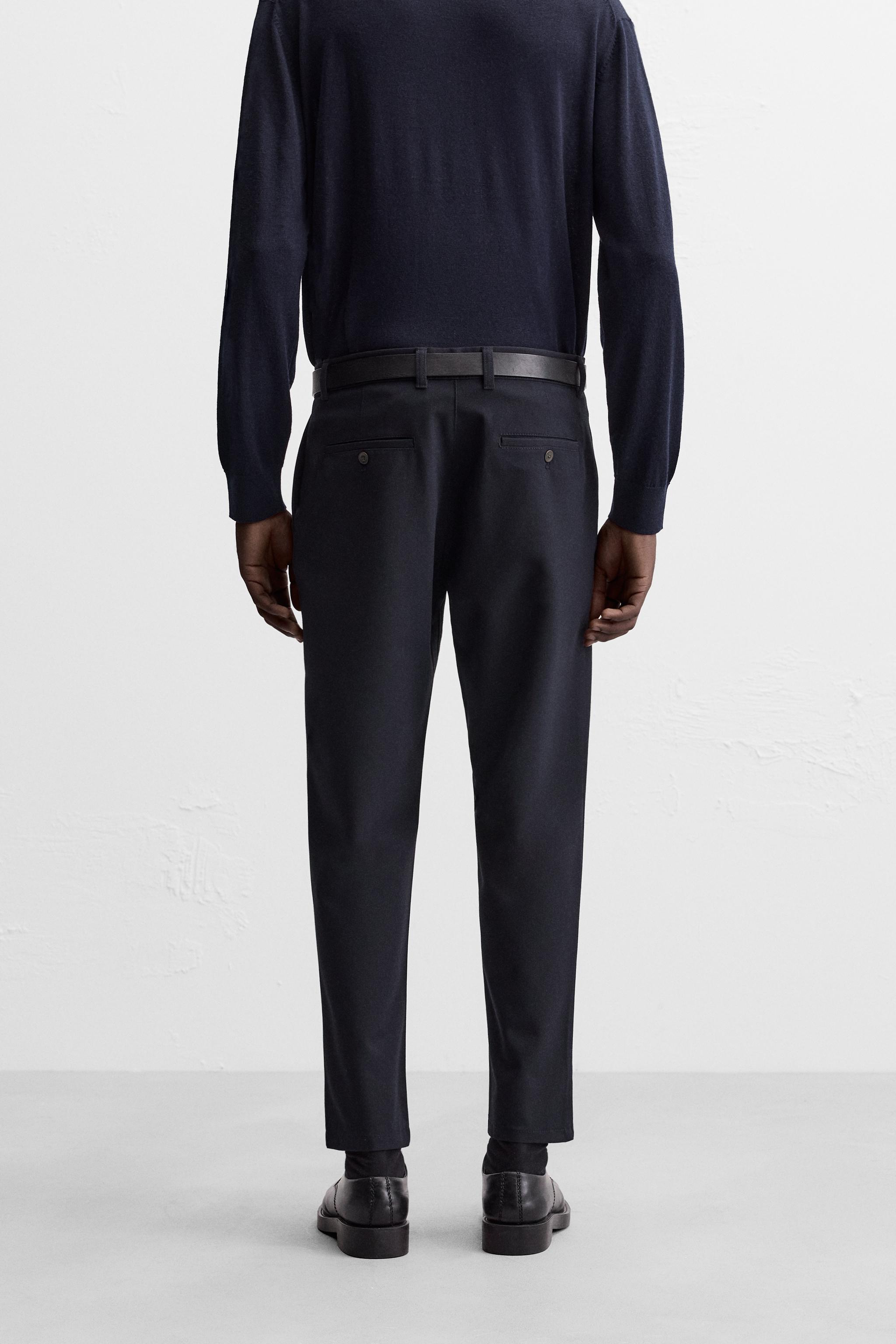 テクスチャー コンフォートパンツ - ベージュマール | ZARA