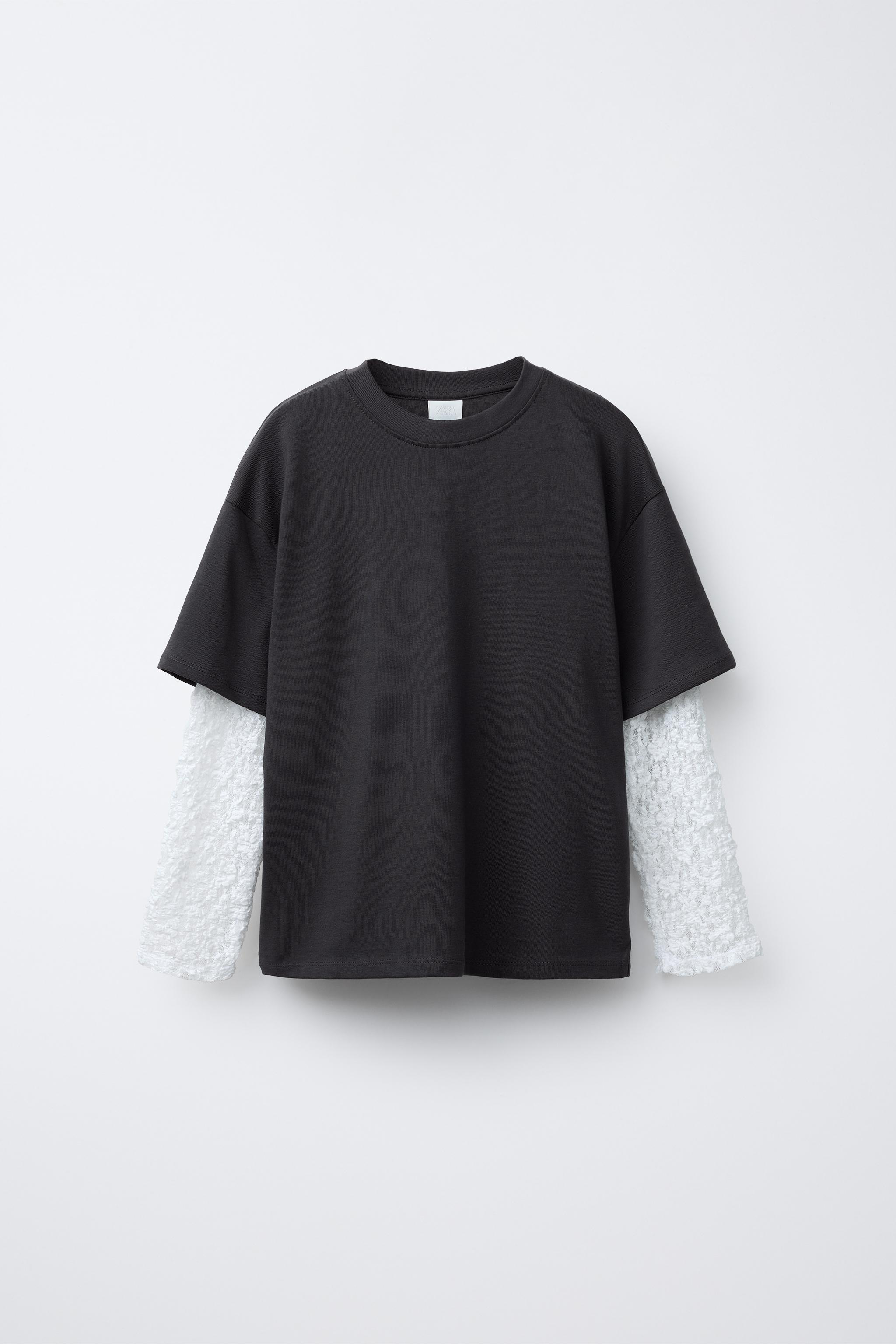 ZARA インターロックTシャツ 3641/310 ZARA】インターロックTシャツ 3641/310/703 (ZARA/Tシャツ