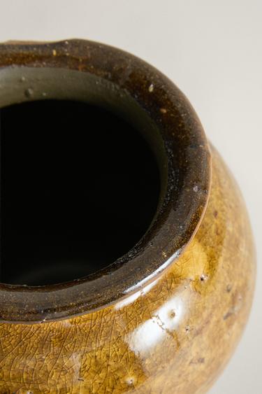 CERAMIC VASE — Mustard 2