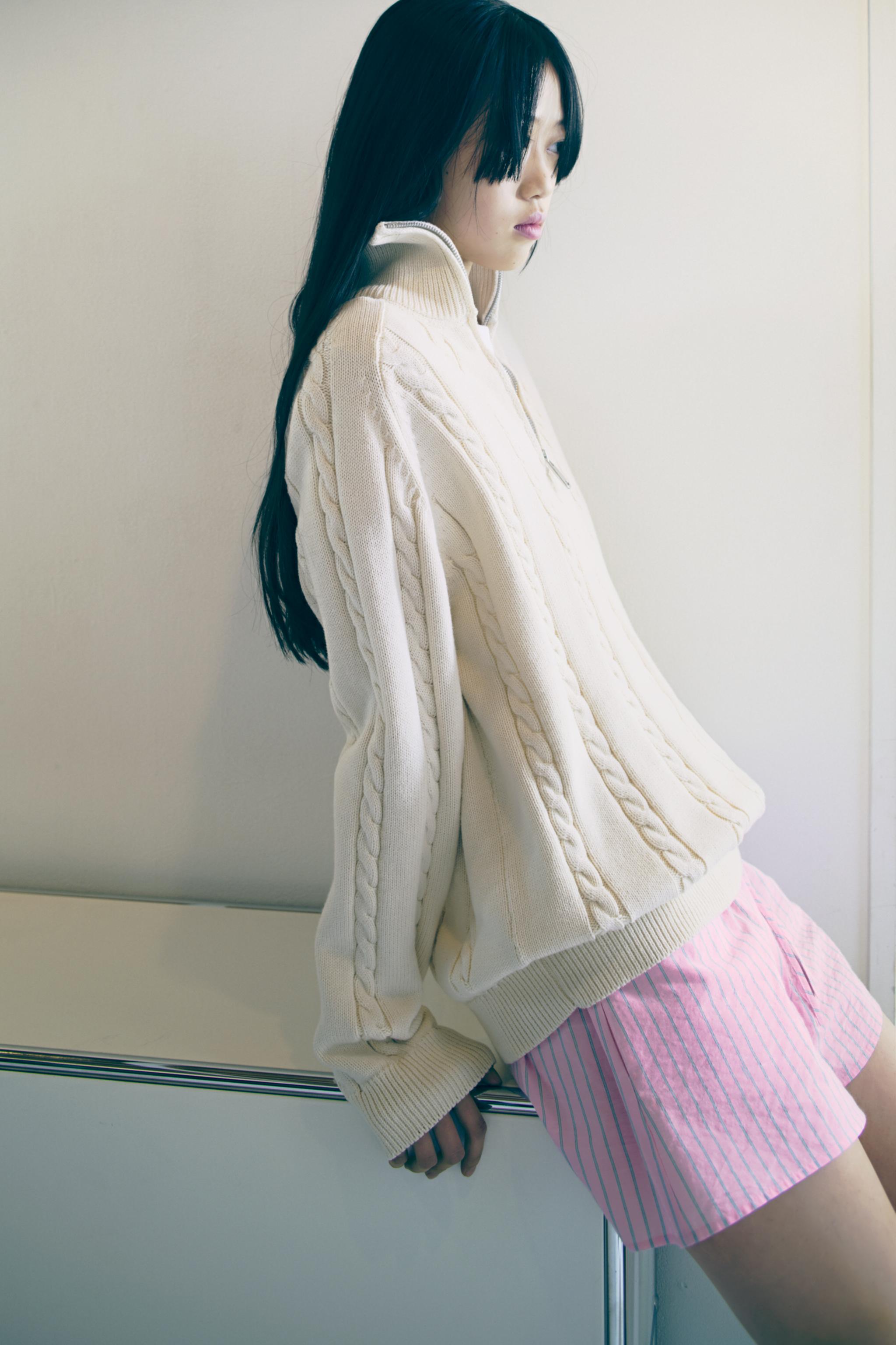 ★ドイツ発*ZARA*新作*ケーブルニットZIPフーディ★ ☆ドイツ発*ZARA*新作*ウォッシュ加工ZIPスウェットフーディ/AG