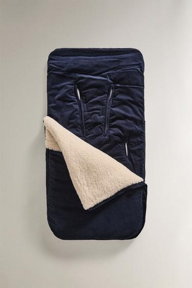 SAC POUSSETTE BÉBÉ CORDUROY - Bleu marine de Zara - Image 3