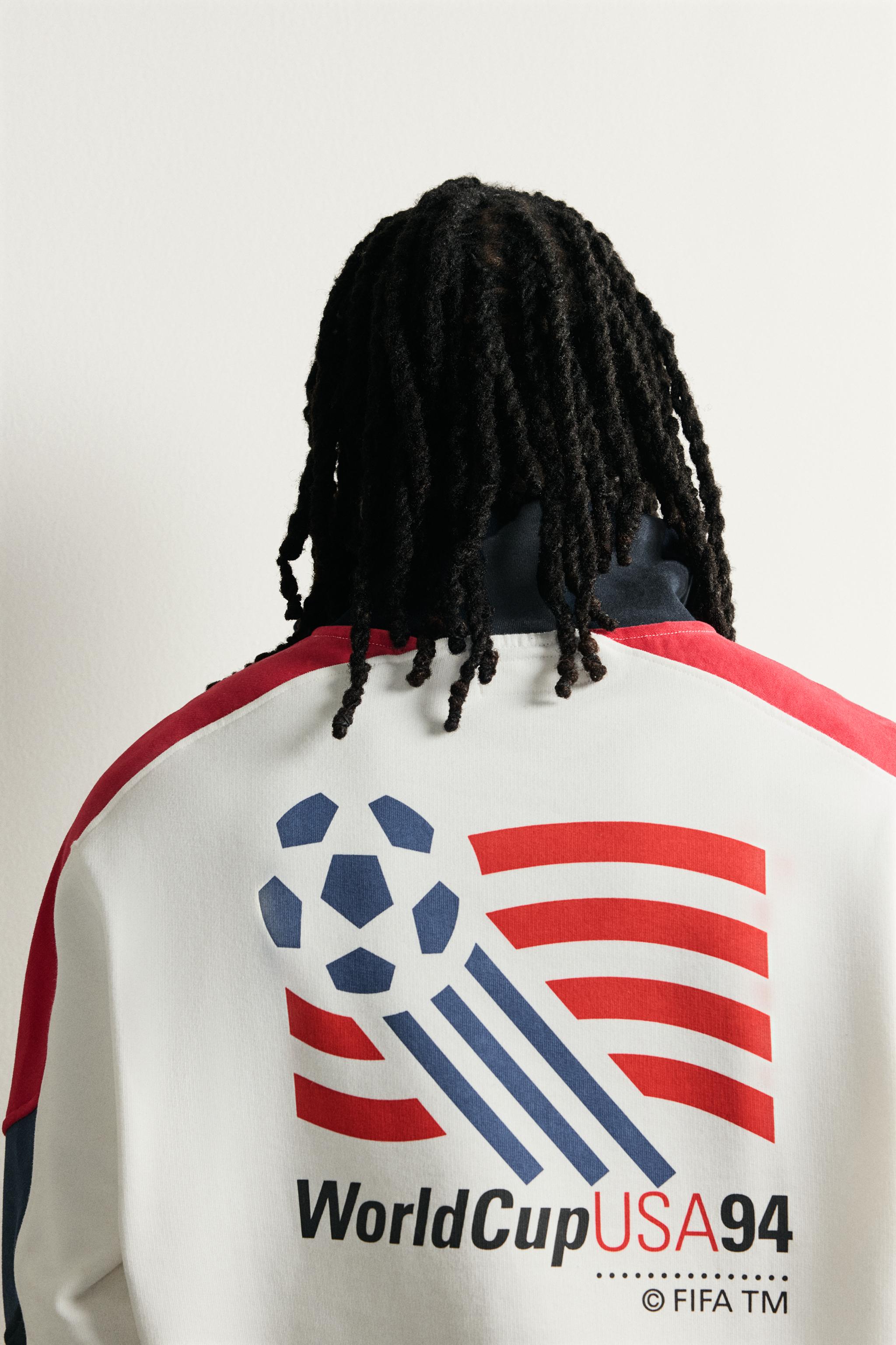 Zara ABD 94 FIFA DÜNYA KUPASI™ FIFA CLASSICS FERMUARLI YAKA SWEATSHIRT görsel 8