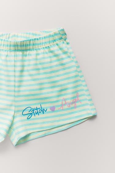 6-14 سنة/ بيجامة مخططة ليلو وستيتش © DISNEY - تركوازي الخاص بـ Zara