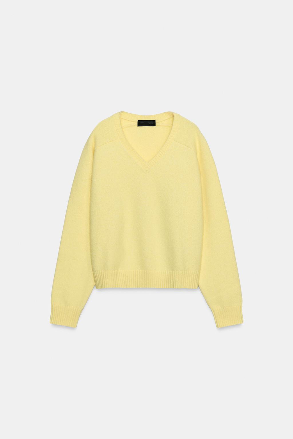 V-Neck Knit Jumper