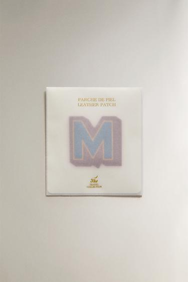 ÉCUSSON CUIR LETTRE M - Multicolore de Zara - Image 3