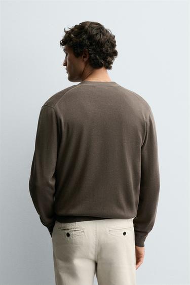 GILET LÉGER STRUCTURÉ - Vison de Zara - Image 2