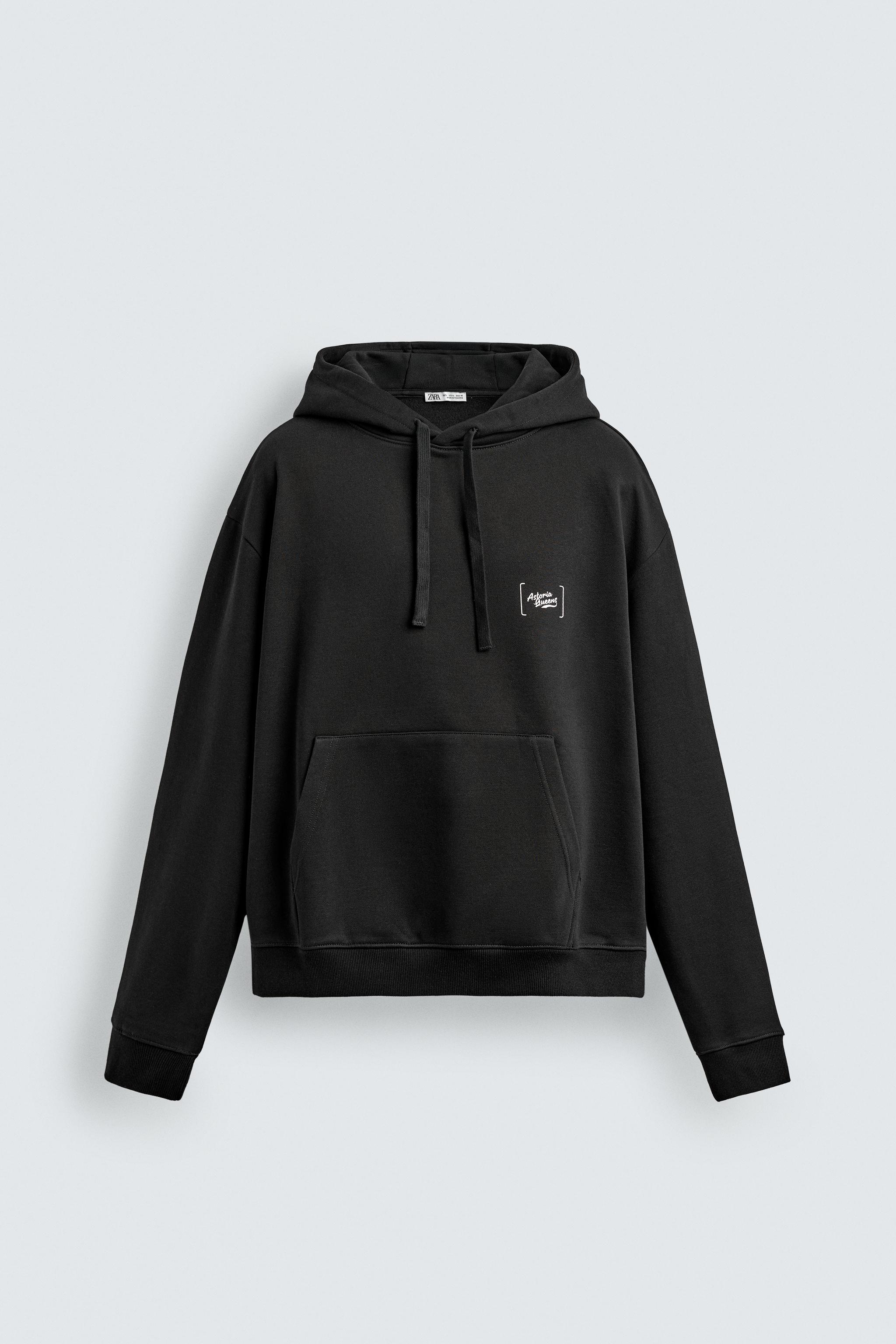トップス si3p1e XLCHALLENGERSNAKINGLOGO HOODIE PRINTED HOODIE - Black | ZARA South Africa