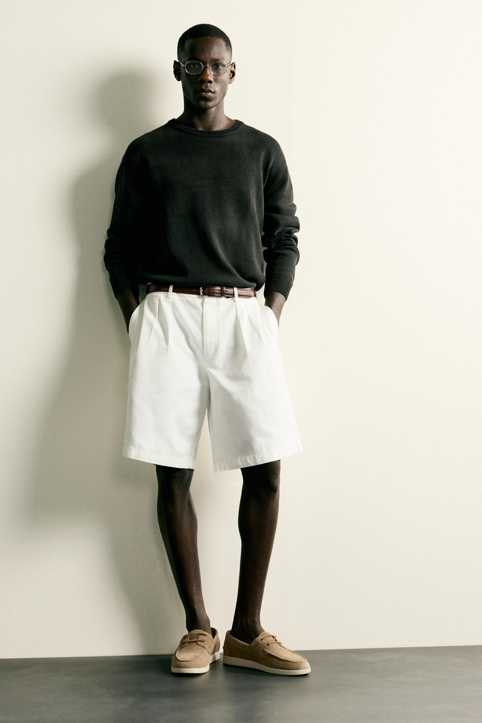 レザーデッキシューズ - ベージュ | ZARA Japan / 日本