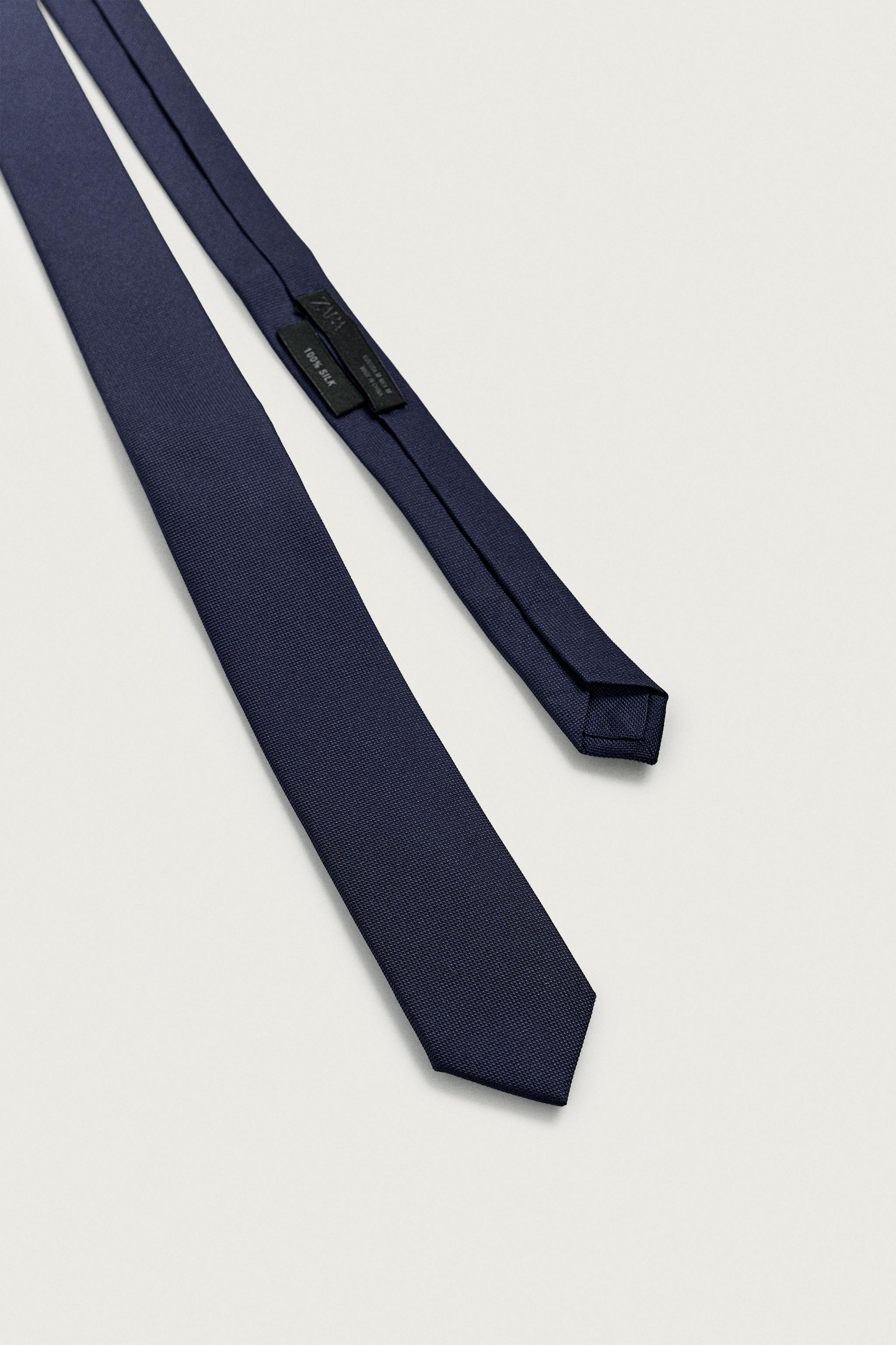 100% SILK SLIM TIE