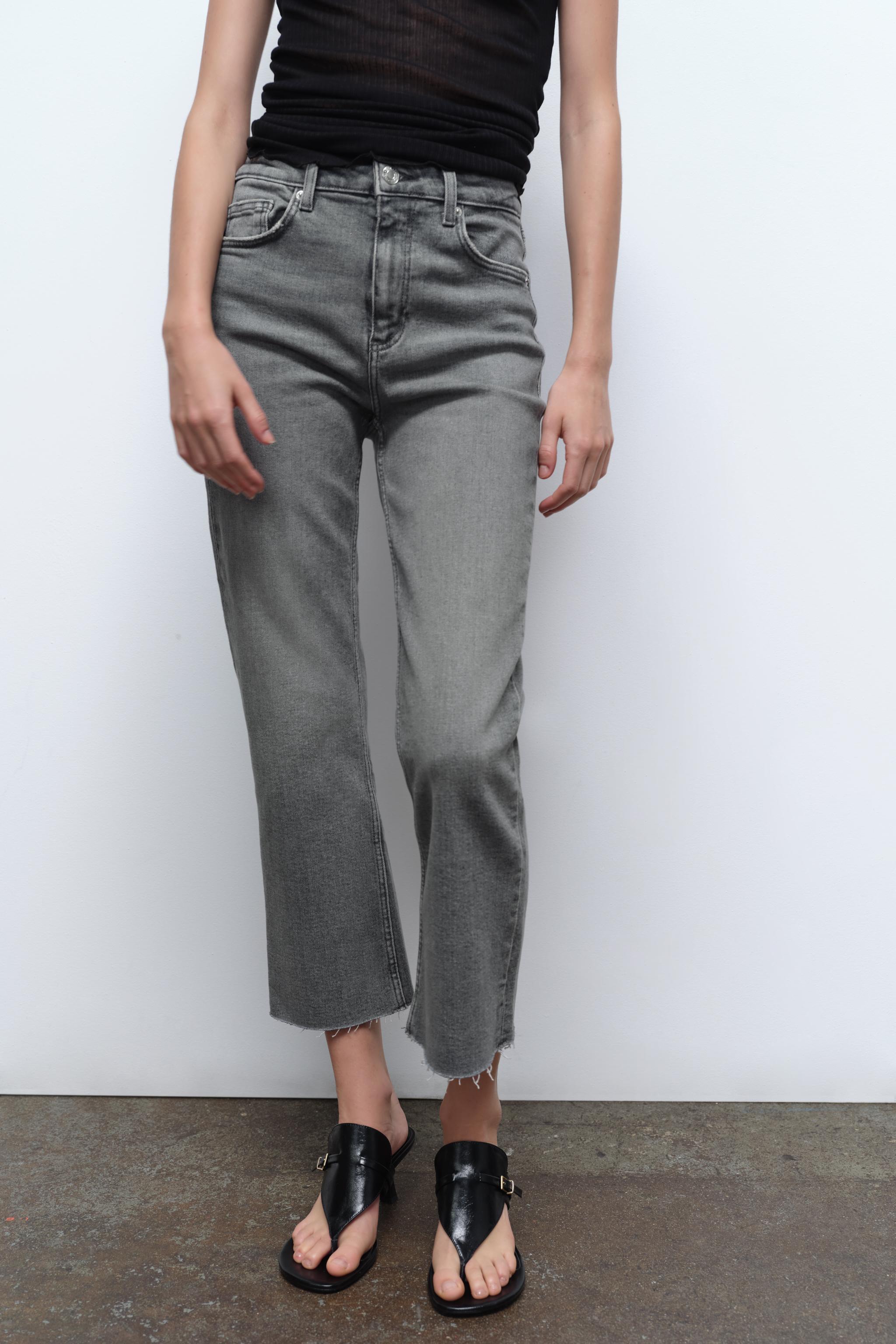 Pantalon cropped best sale flare zara