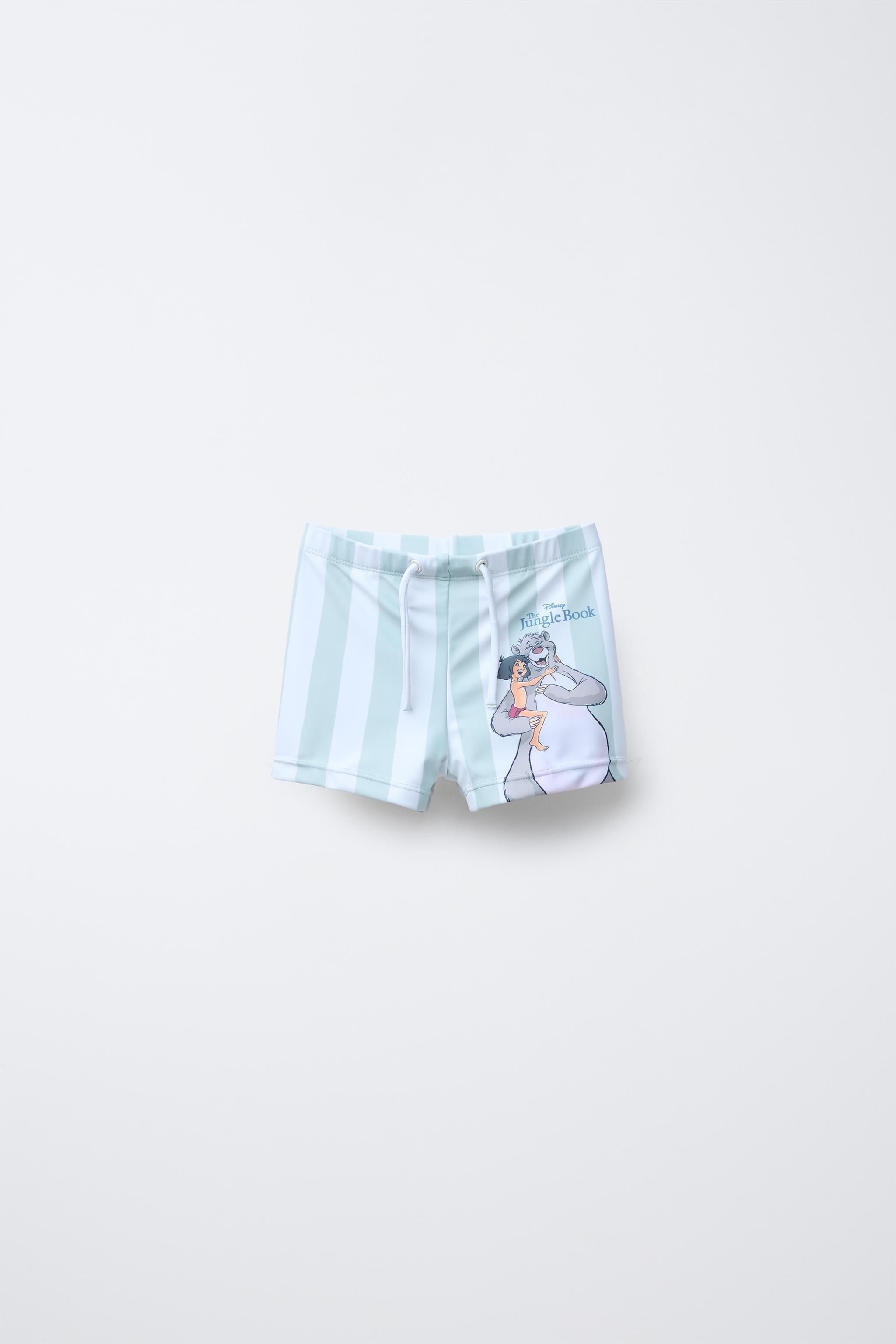 1-6 YEARS/ STRIPED THE JUNGLE BOOK © DISNEY SWIM TRUNKS