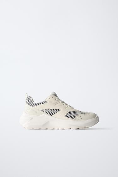 Zara THICK SNEAKERS - Off White