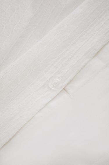HOUSSE DE COUETTE TEXTURE - Blanc de Zara - Image 3