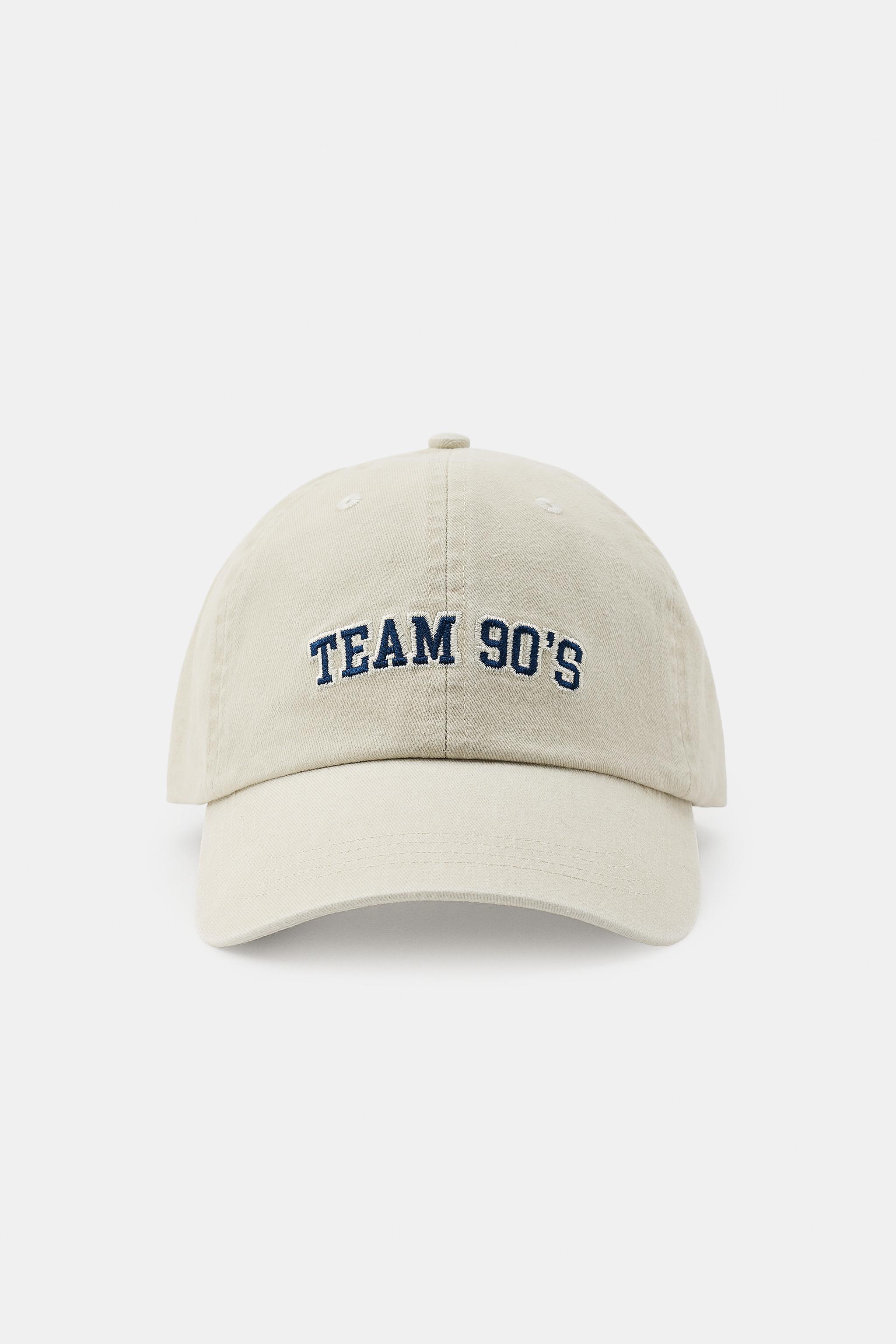 CASQUETTE EN SERGE À BRODERIE CONTRASTÉE