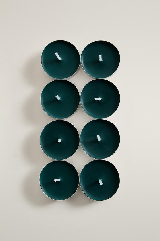 ΣΕΤ ΑΡΩΜΑΤΙΚΑ ΚΕΡΙΑ TEALIGHT WINTER CYPRESS (ΣΕΤ ΤΩΝ 8) - whiskey του Zara - Εικόνα 0