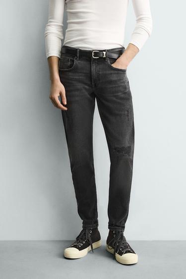 JEANS SKINNY FIT - Karbon nga Zara