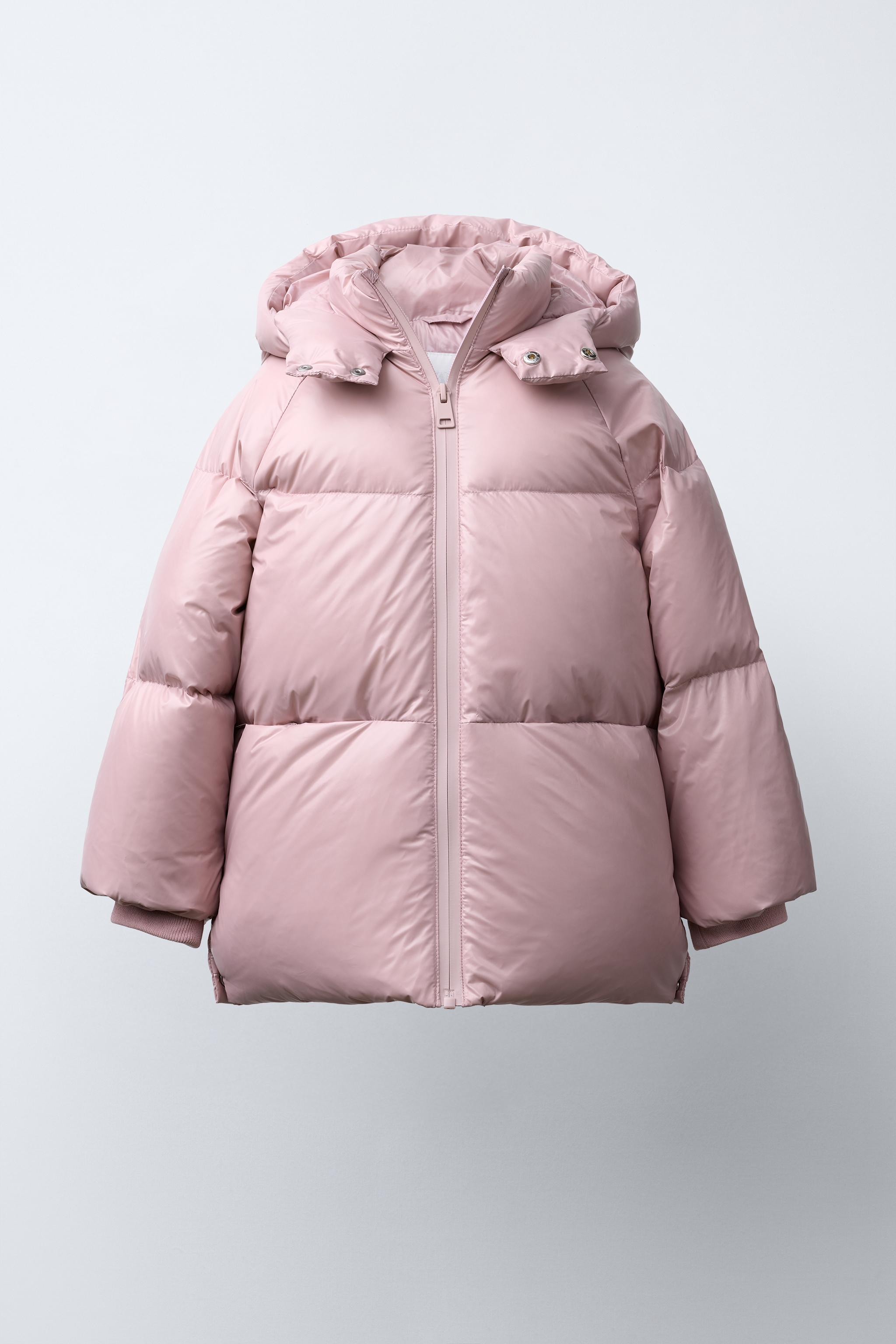 WATER REPELLENT AND WIND RESISTANT DOWN PUFFER COAT - Pink