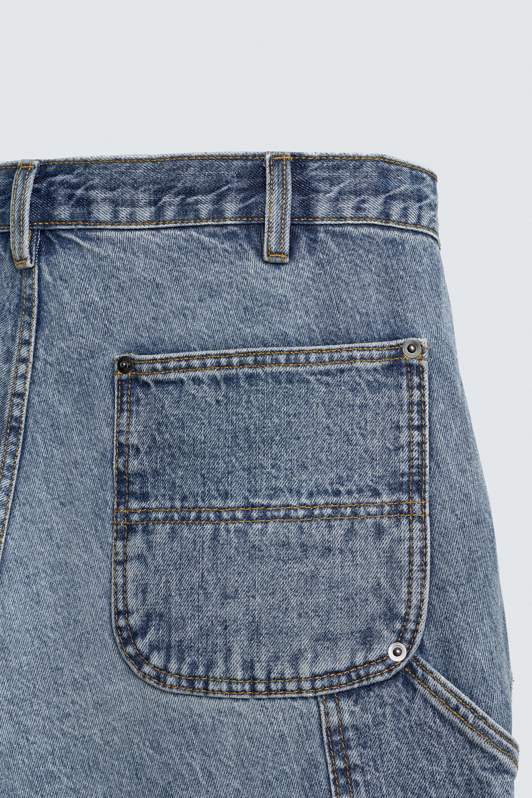 RELAXED FIT CARPENTER POCKET JEANS
