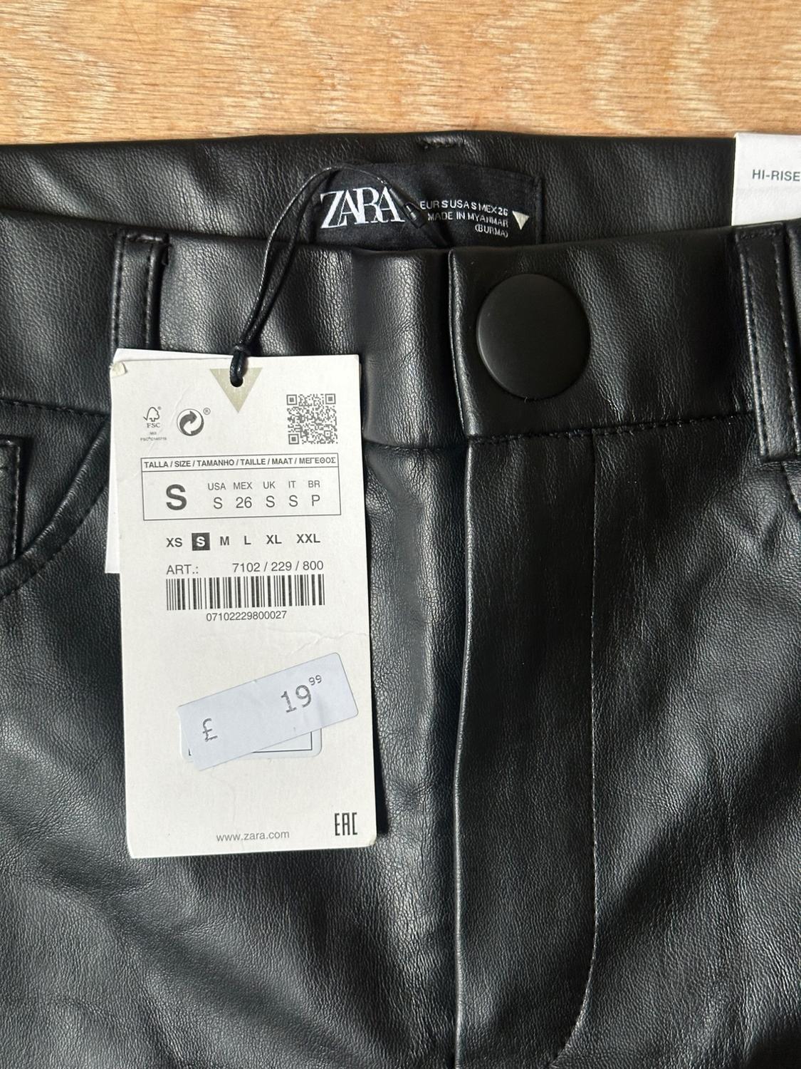 FAUX LEATHER LEGGINGS - Image 3