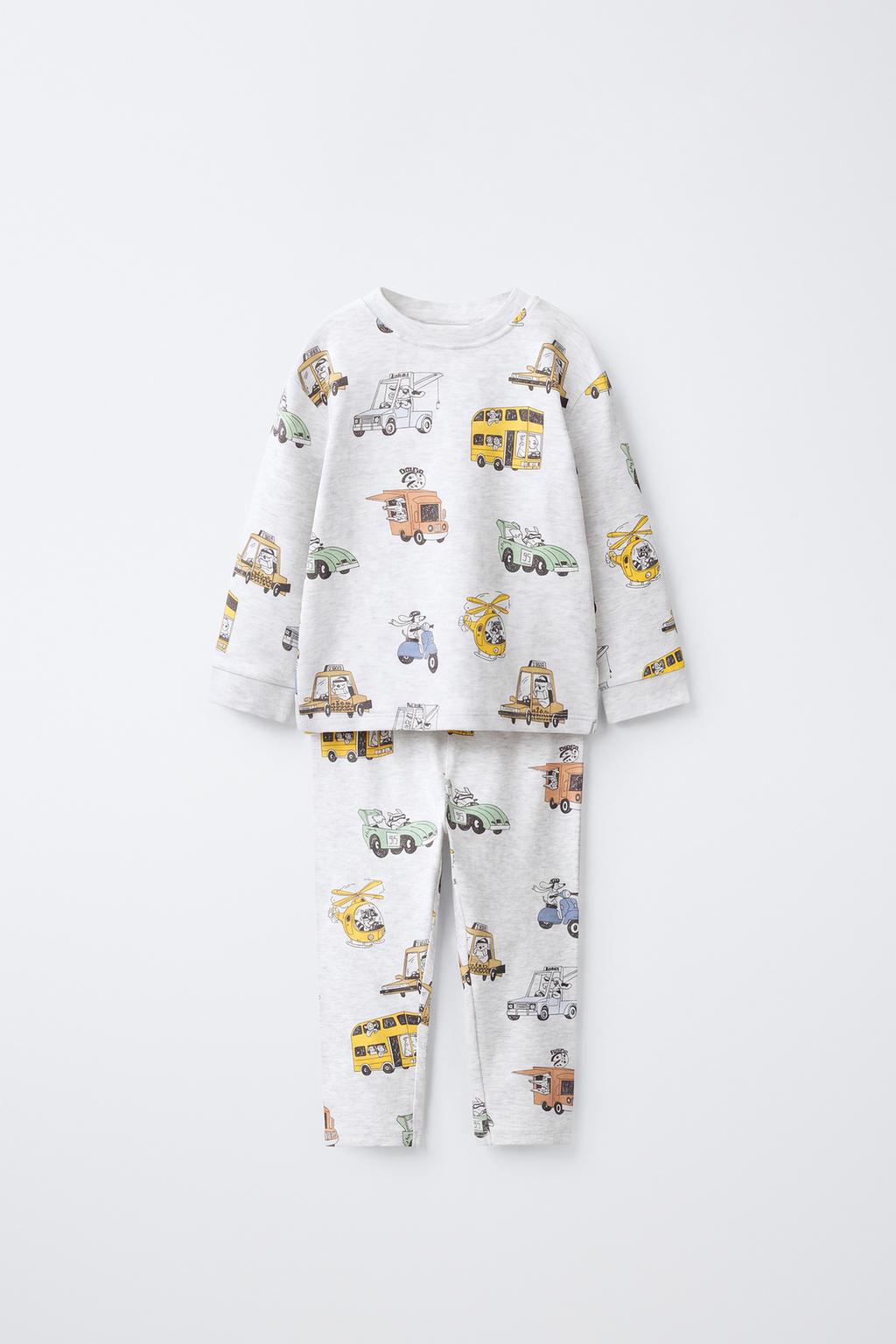2-6 YEARS / CAR PRINT PYJAMAS