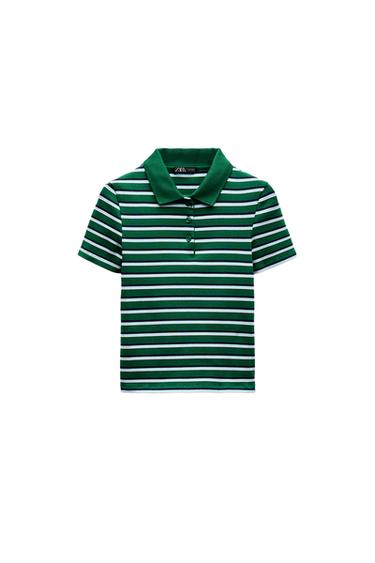 STRIPED POLO T-SHIRT
