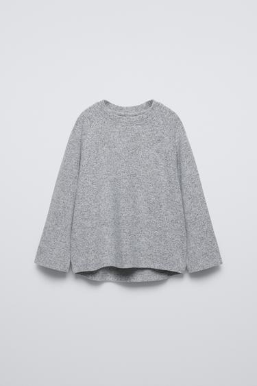 Zara SOFT TOUCH PLAIN T-SHIRT - Gray marl