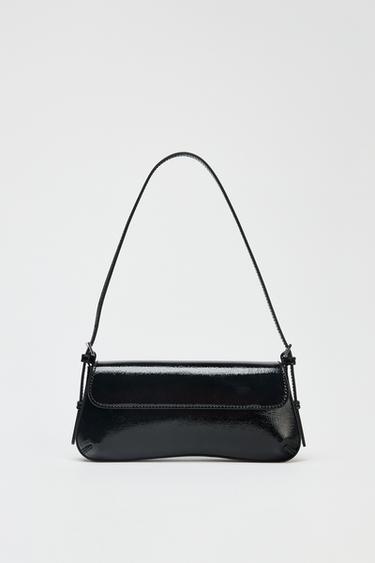 BOLSO DE HOMBRO SOLAPA - Negro de Zara
