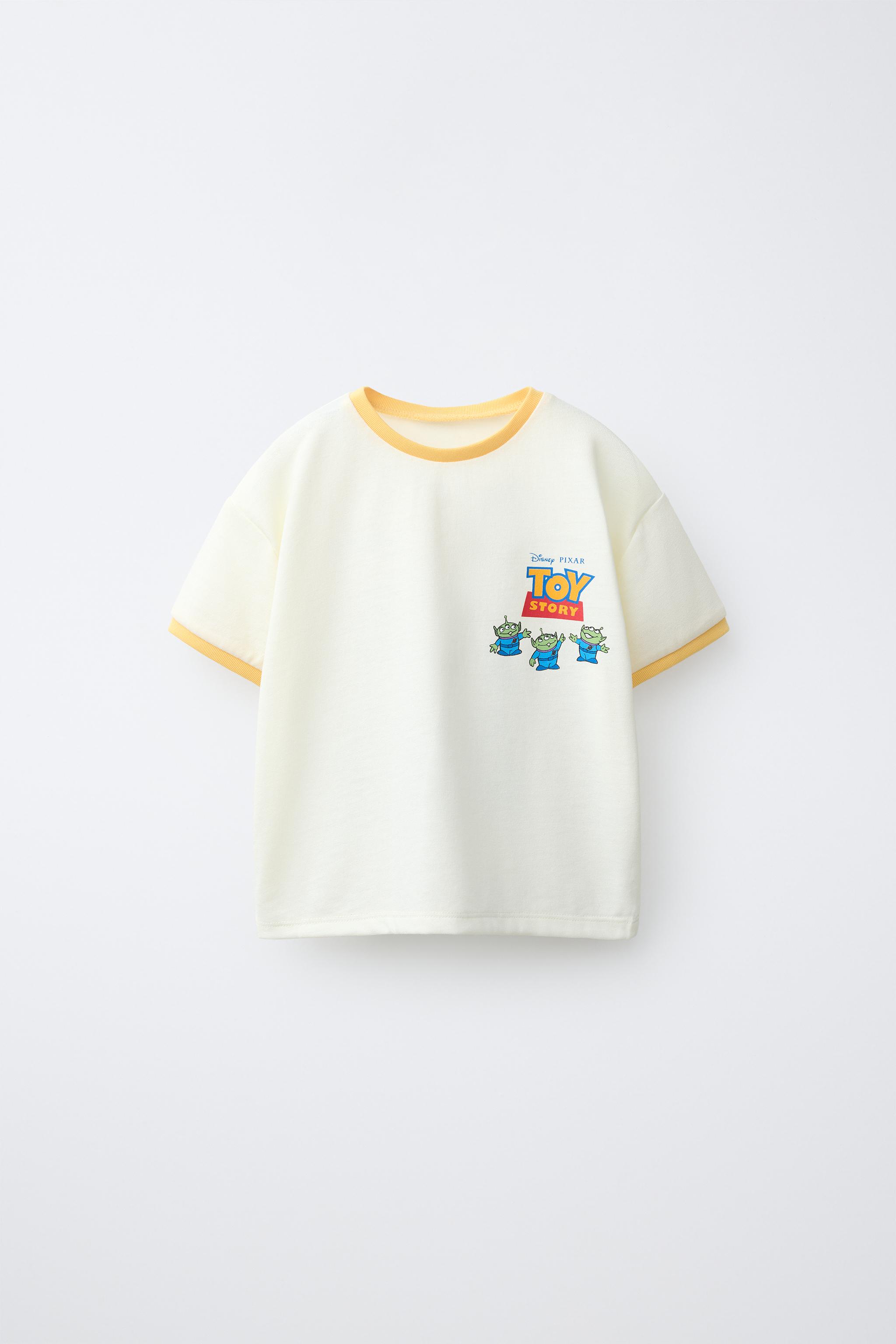 1.5-6 YEARS / TOY STORY © DISNEY/PIXAR STRIPED PAJAMAS — Yellow