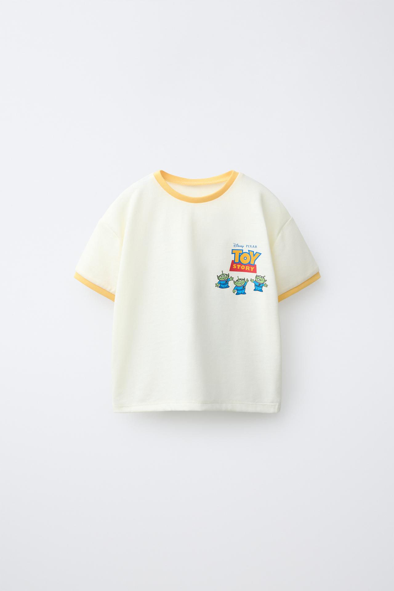 1.5-6 YEARS / TOY STORY © DISNEY/PIXAR STRIPED PAJAMAS — Yellow