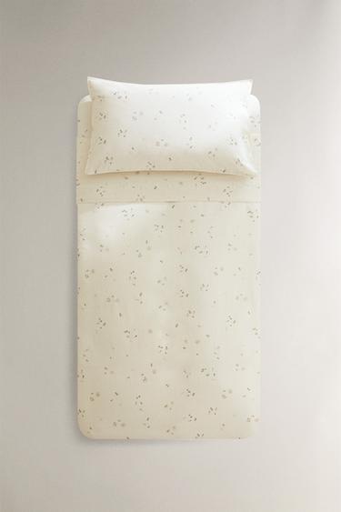 HOUSSE DE COUETTE ENFANT IMPRIMÉE - Blanc cassé de Zara