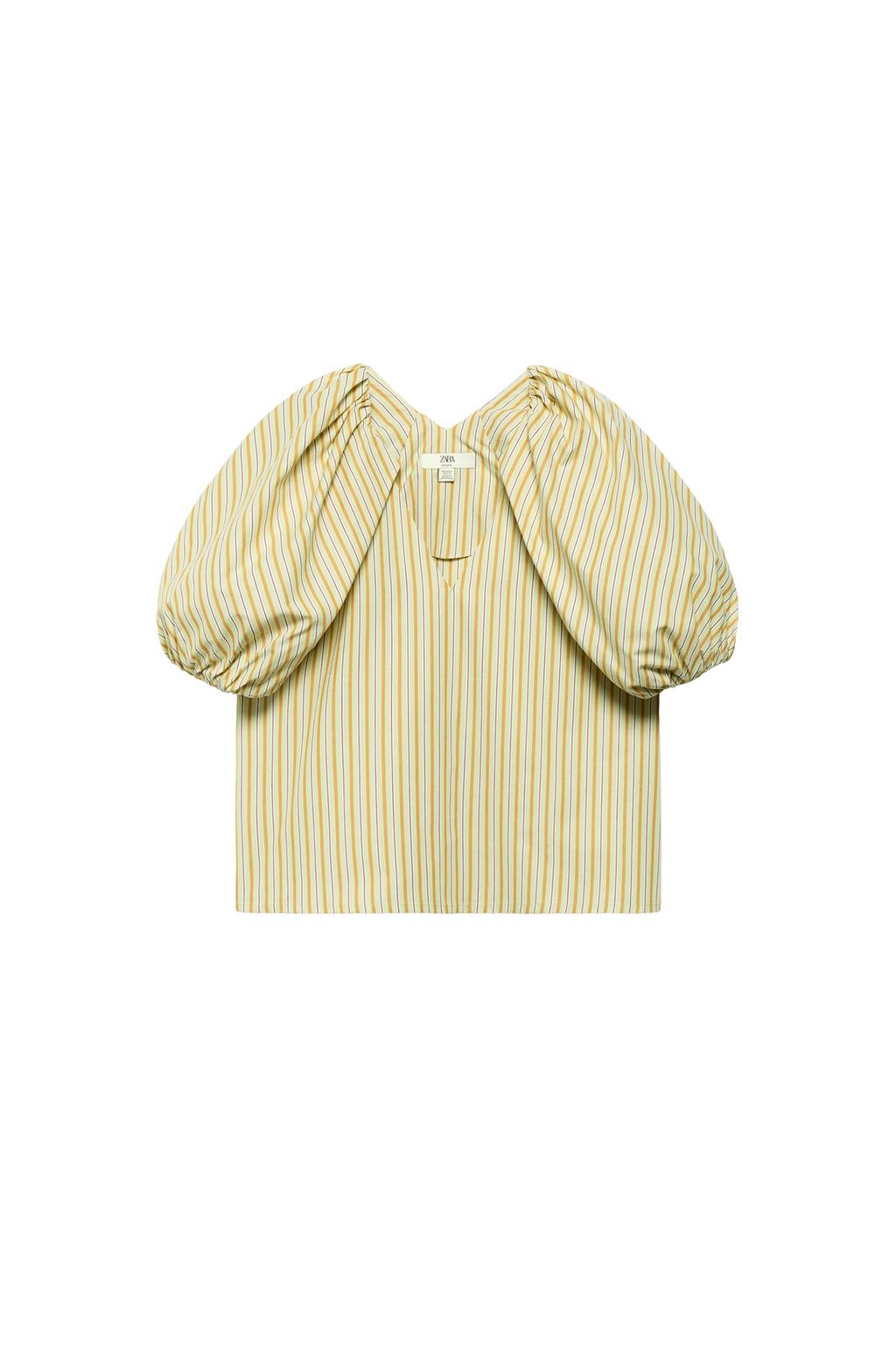 LIMITED EDITION STRIPED PUFF SLEEVE BLOUSE - image 4