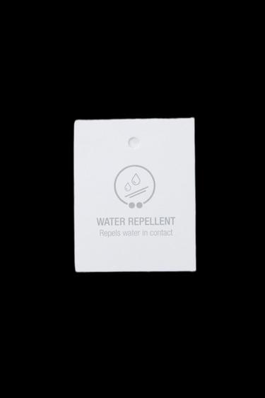 WASSERABWEISENDER STEPPMANTEL MIT KAPUZE - Dunkles Bordeauxrot von Zara