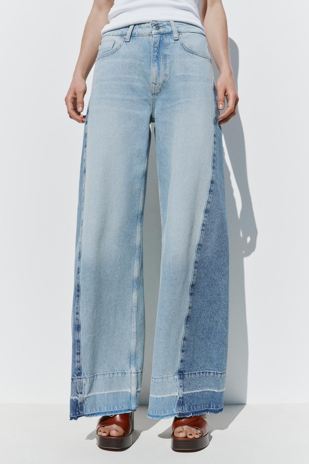 Z1975 WIDE LEG HIGH-WAIST COMBINED JEANS