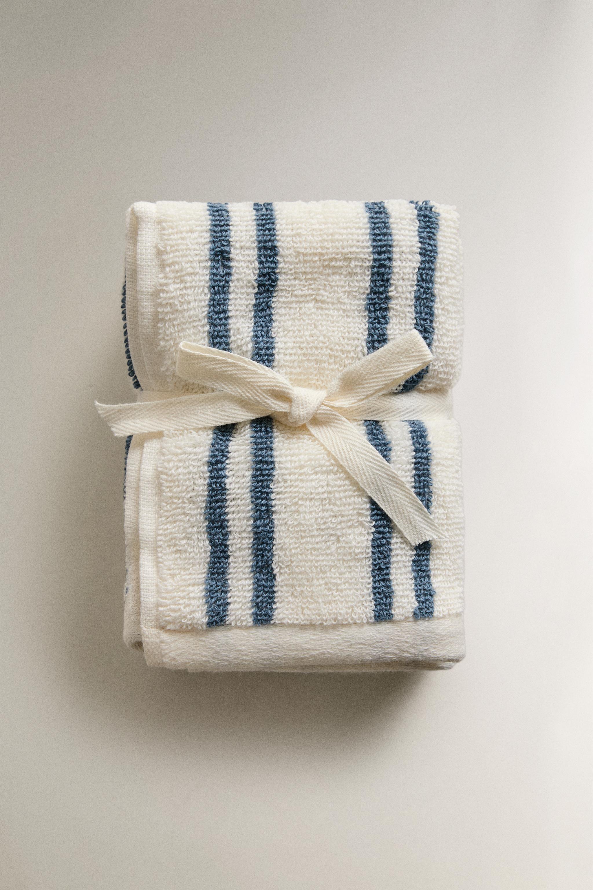 DOUBLE STRIPE HAND TOWEL (PACK OF 3)