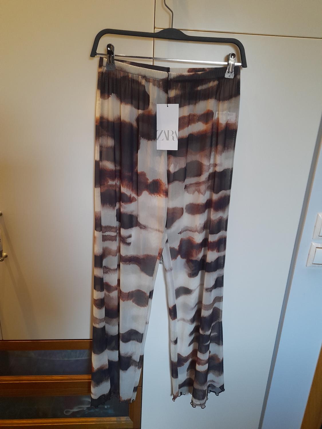 TIE-DYE PRINT TULLE TROUSERS - Image 3