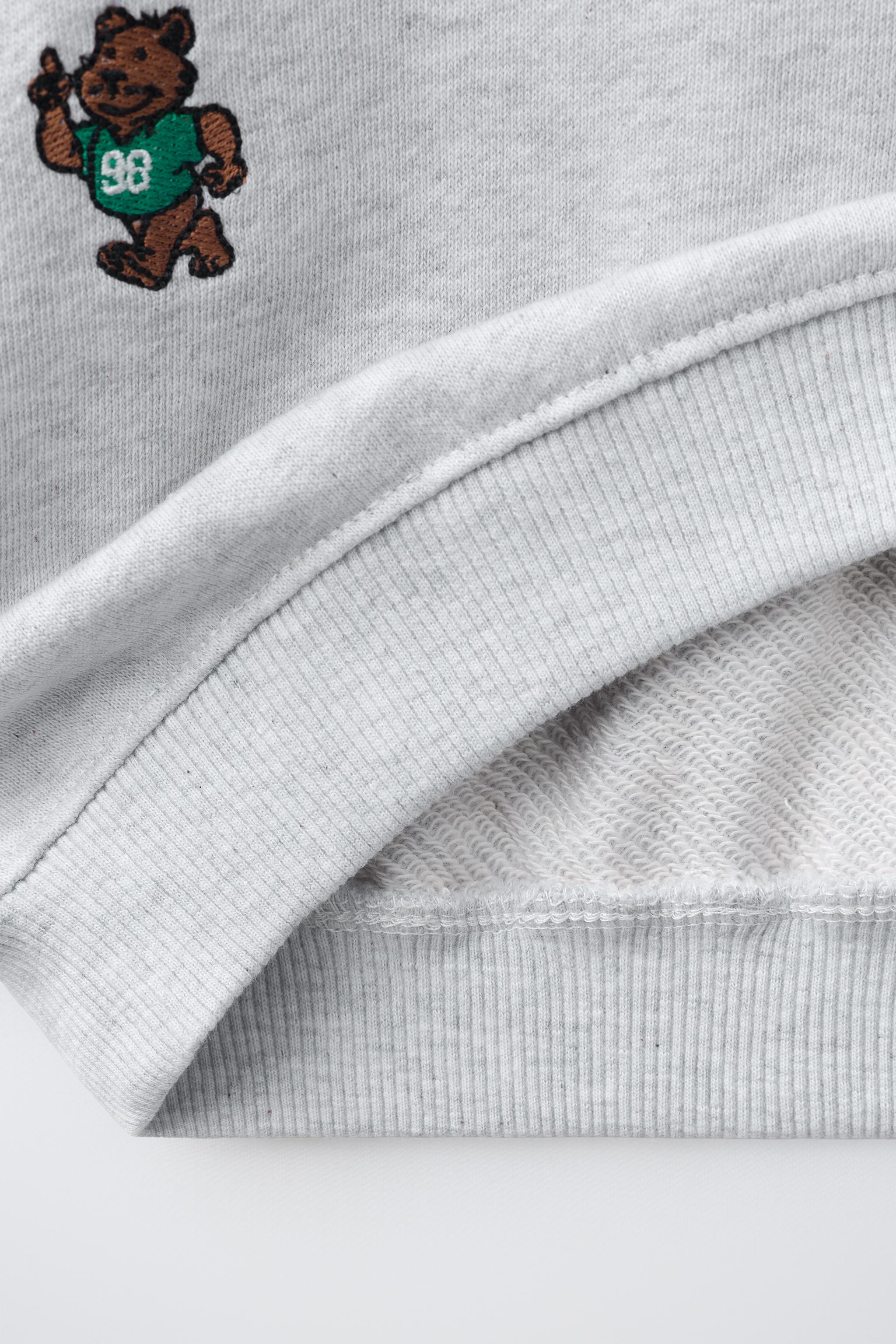SWEAT AUX MOTIFS ANIMAUX BRODÉS