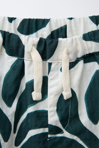 PRINTED BERMUDA SHORTS - Green by Zara - Image 2