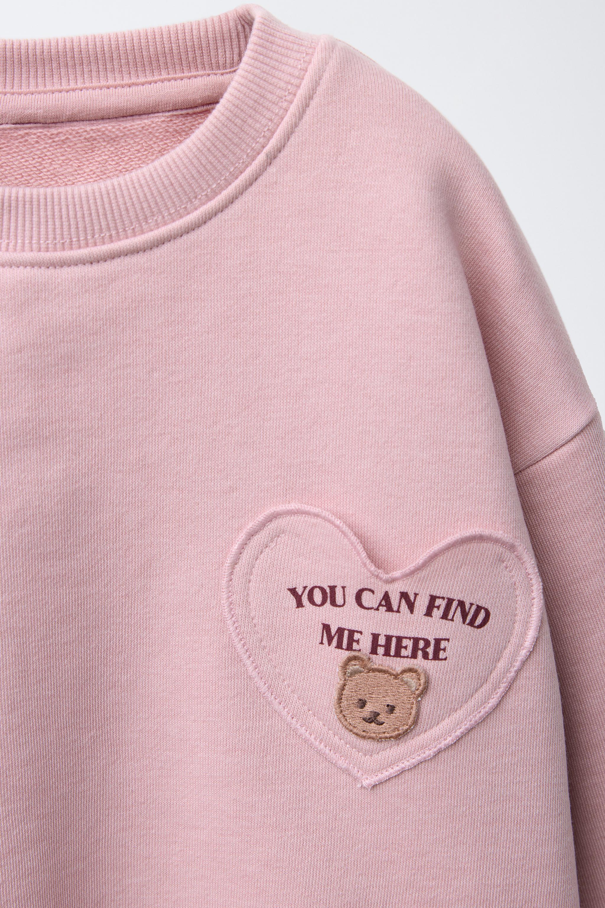 Peate ♡ Heart sweat HEART SWEATSHIRT AND JOGGERS SET | ZARA Georgia