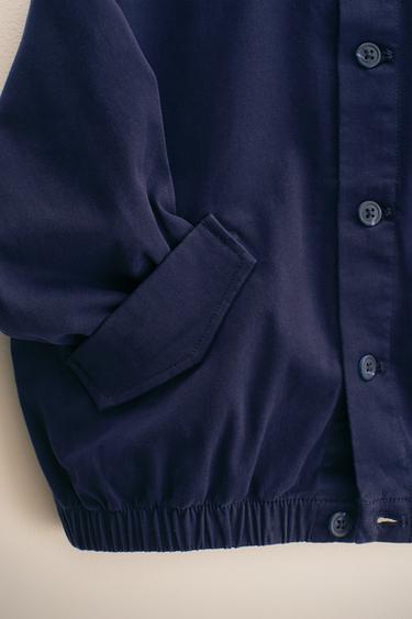 ZARA TIMELESS - CANVAS JACKET - Navy blue by Zara - Image 2