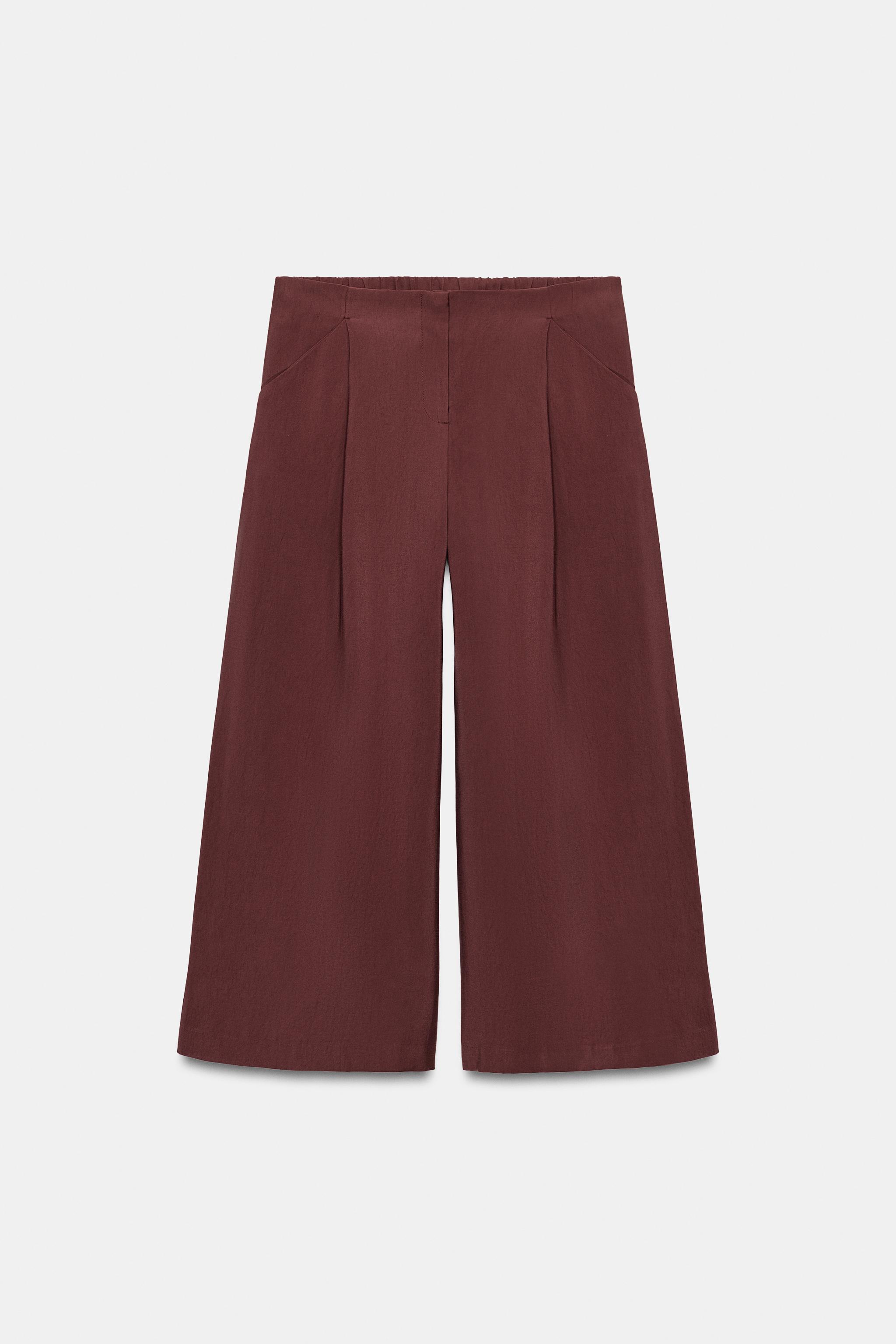 JUPE-CULOTTE À PINCES