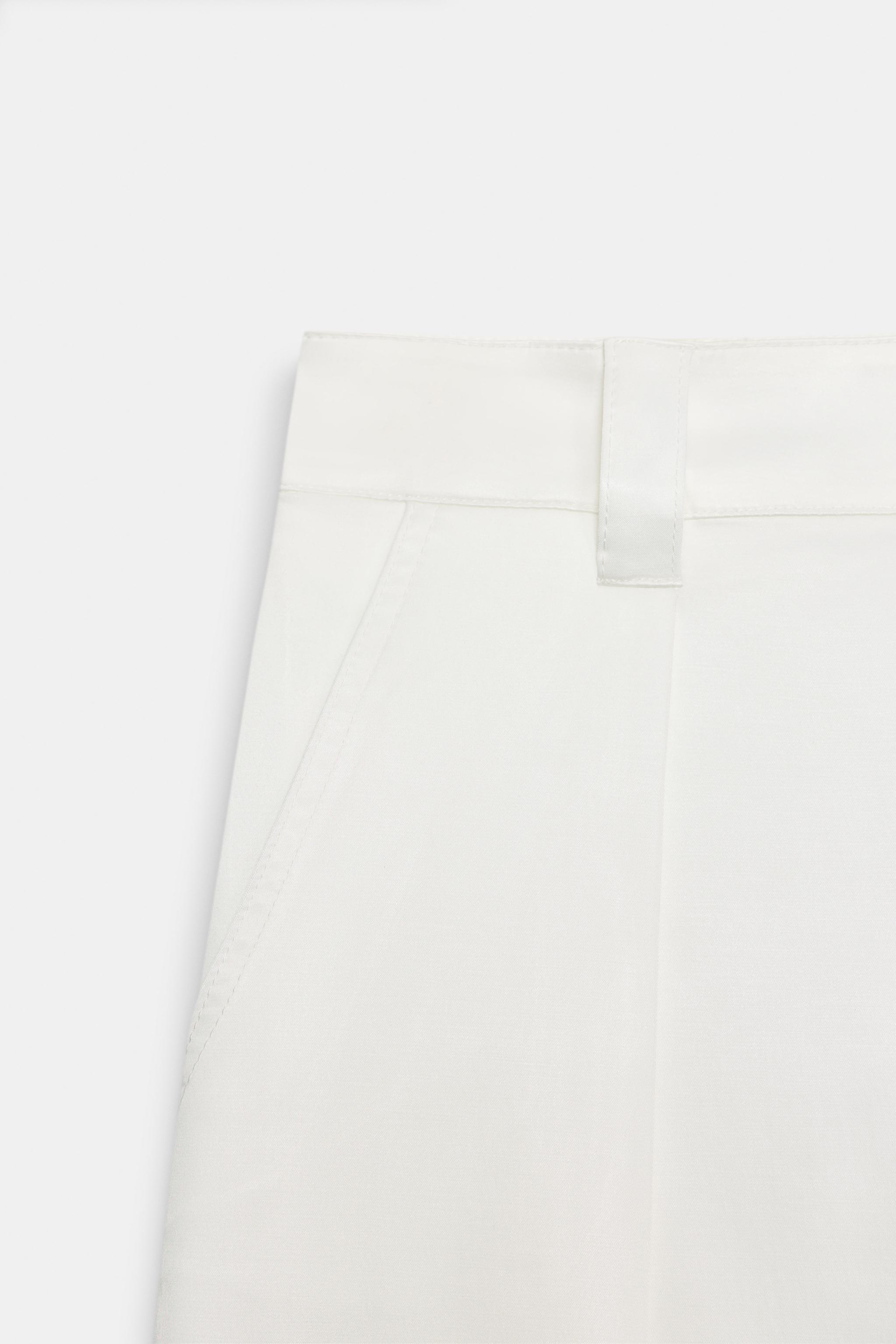 SATIN BALLOON CARGO TROUSERS