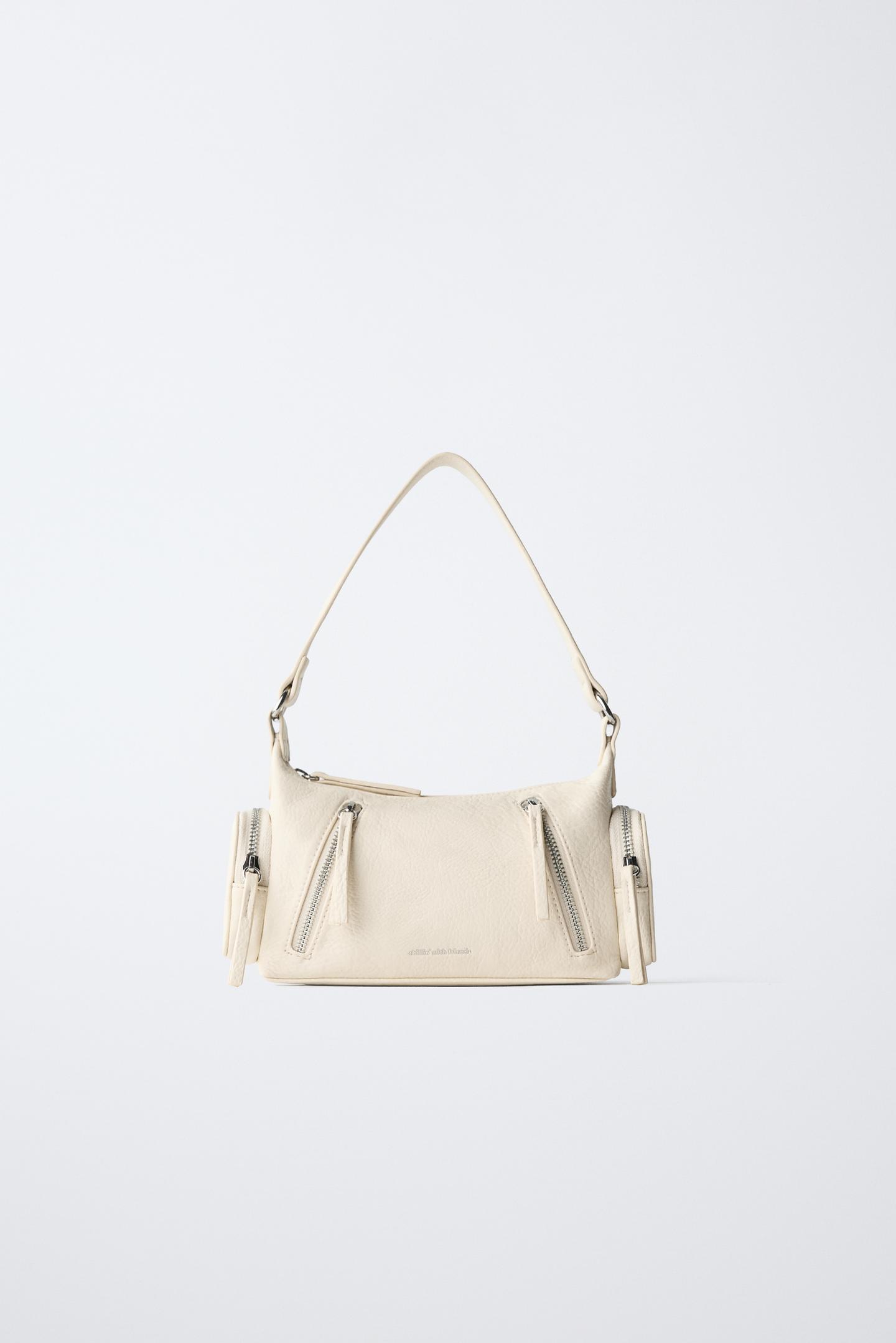 Детская сумка Zara Zipper Shoulder, цвет: Молочный белый — фото 1