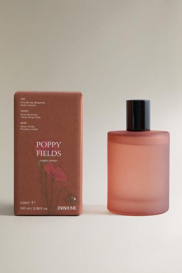 (100 ML) AMBIENTADOR TÊXTIL SPRAY POPPY FIELDS - Vermelho / Laranja da Zara