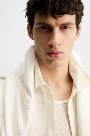 CHEMISE VISCOSE - JUTE - Blanc de Zara - Image 6