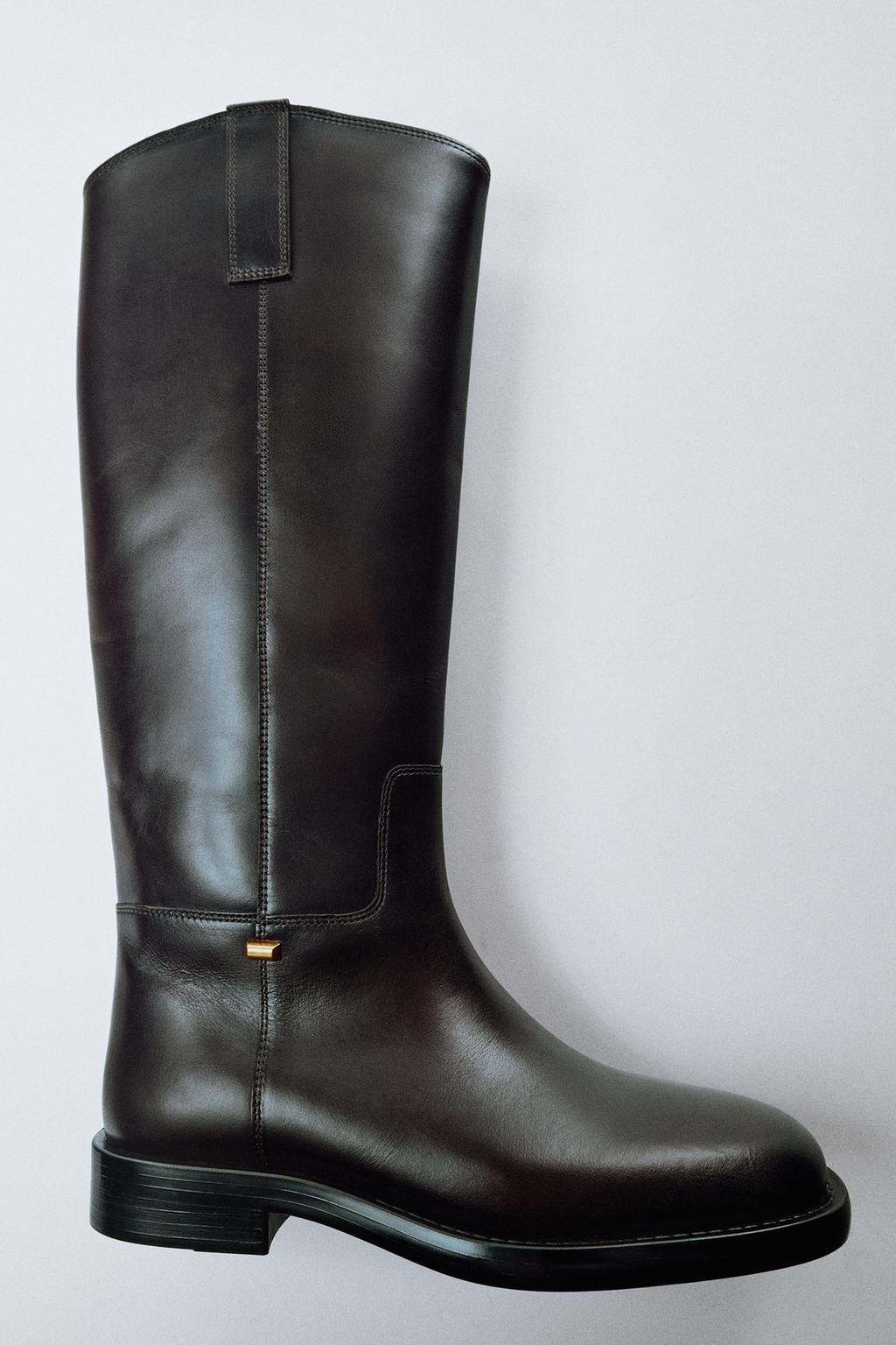 LEATHER RIDING BOOTS
